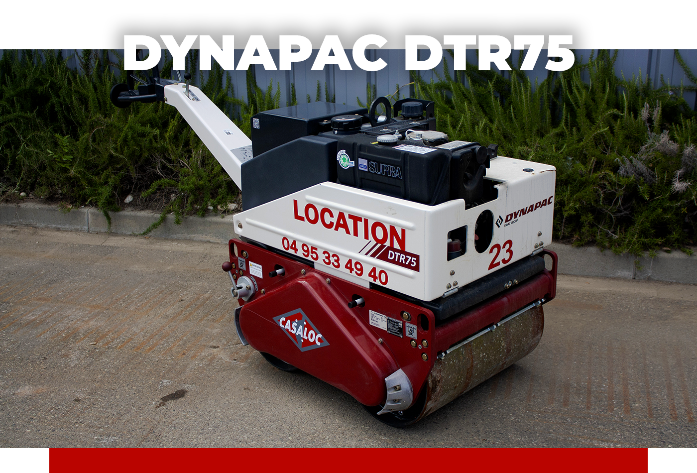Compacteur à Bras Dynapac DTR75