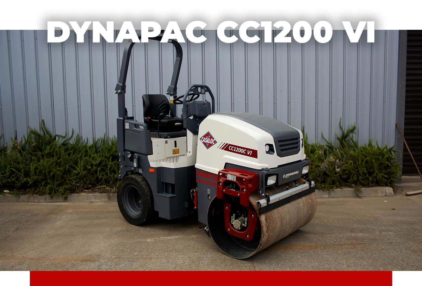 Compacteur Double Bille Dynapac CC1200 VI