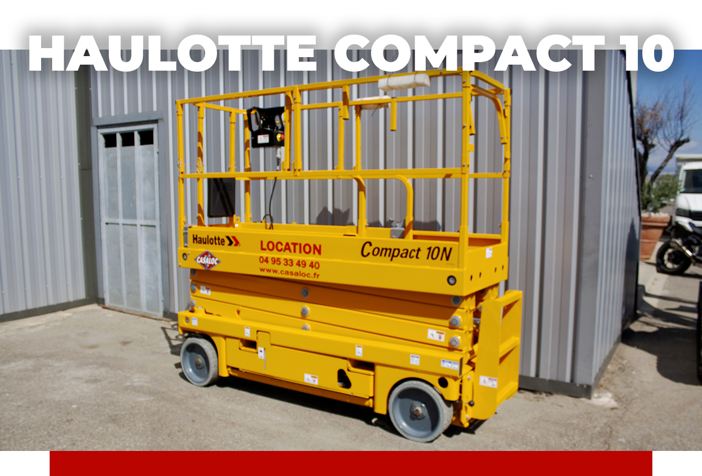 Nacelle Ciseau Haulotte COMPACT 10