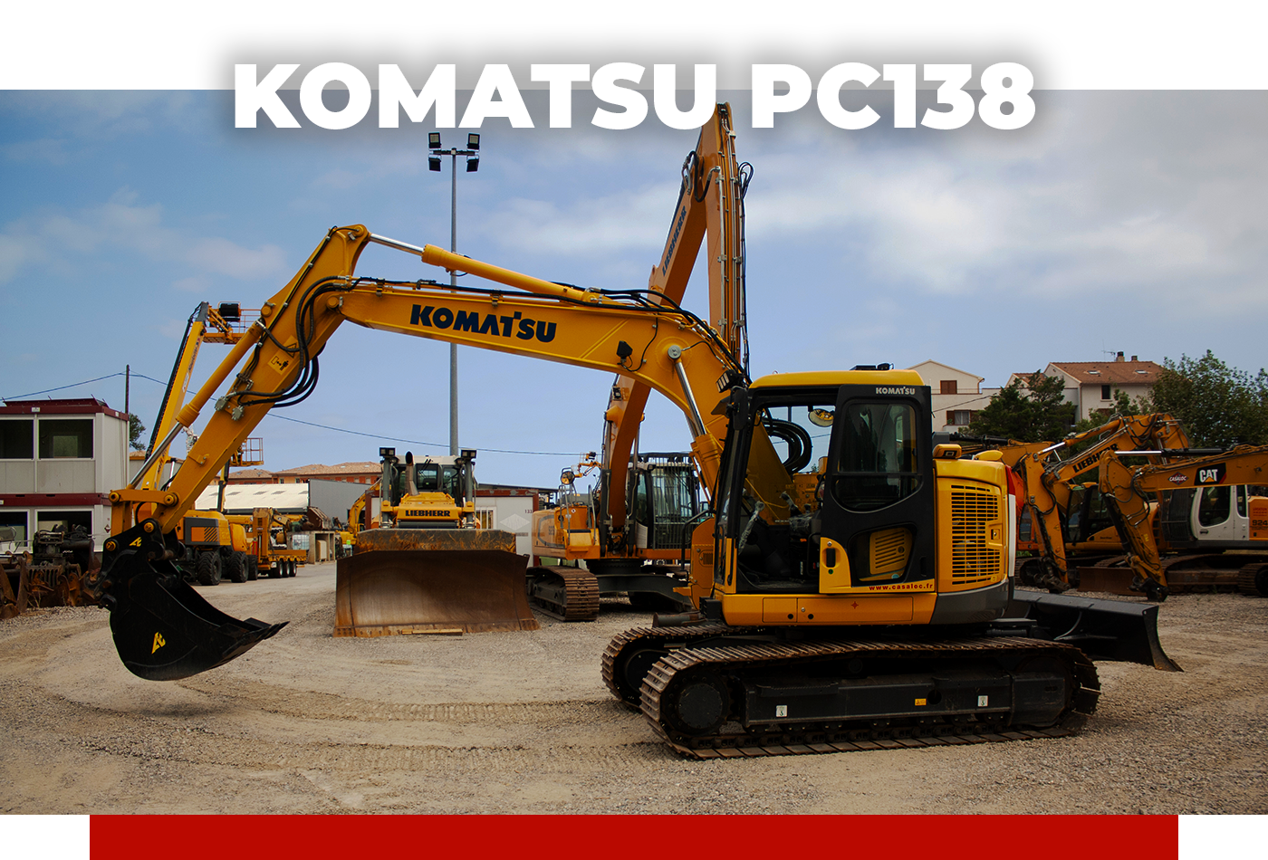 Pelle à Chenilles Komatsu PC138