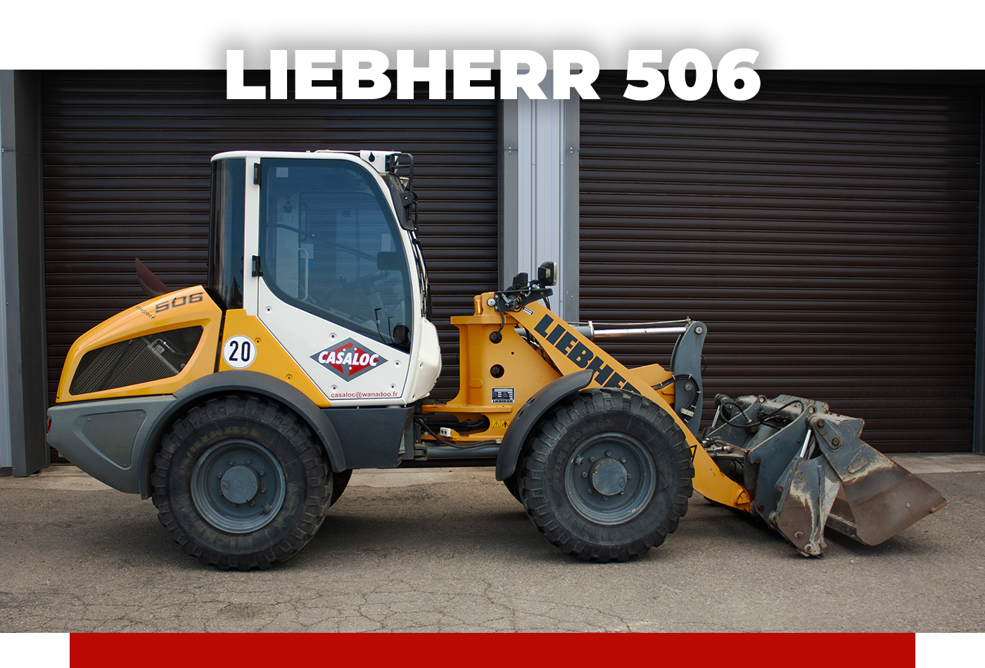 Chargeuse à pneus Liebherr 506