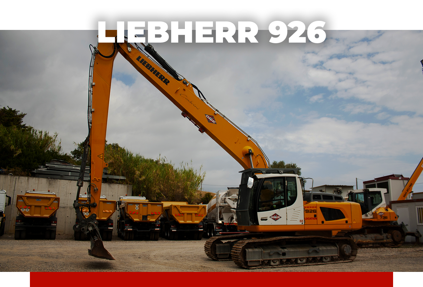 Pelle Bras long Liebherr 926