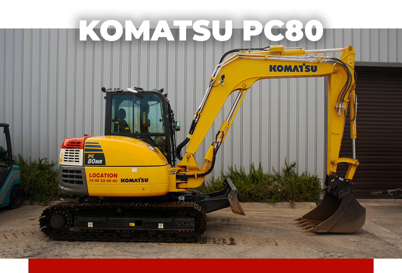 Mini Pelle Komatsu PC80